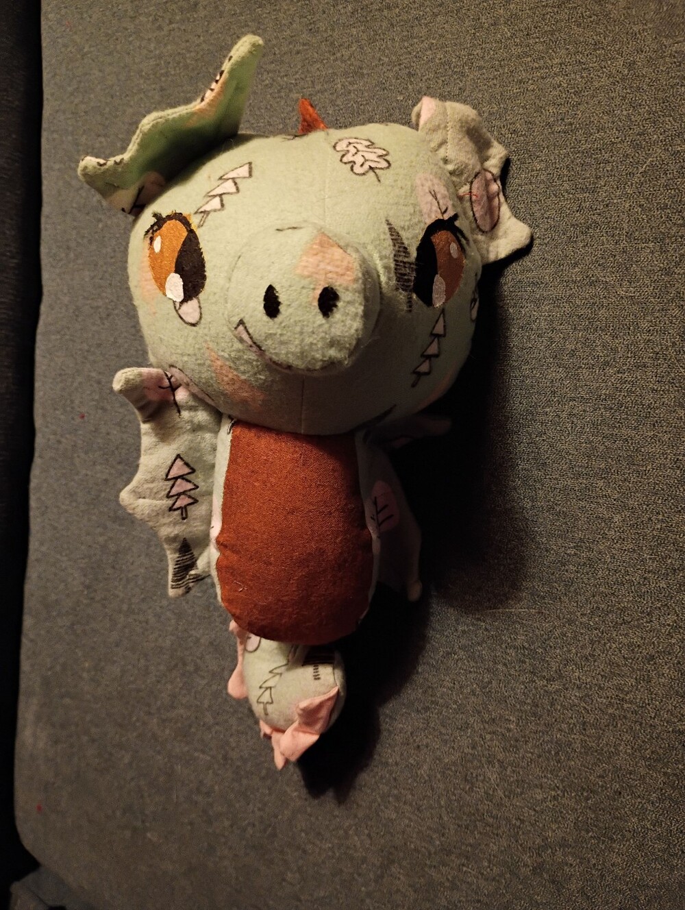 Handmade Plushie Seahorse